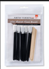 Wax Resist Foam Brush - Medium 0.5” (10pcs)