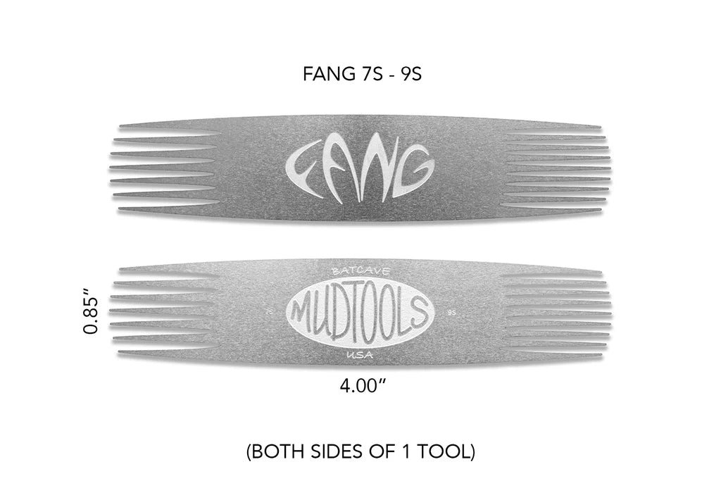 FANG Small Stainless Steel Scoring Tools ( Tine Number 7s-9s )