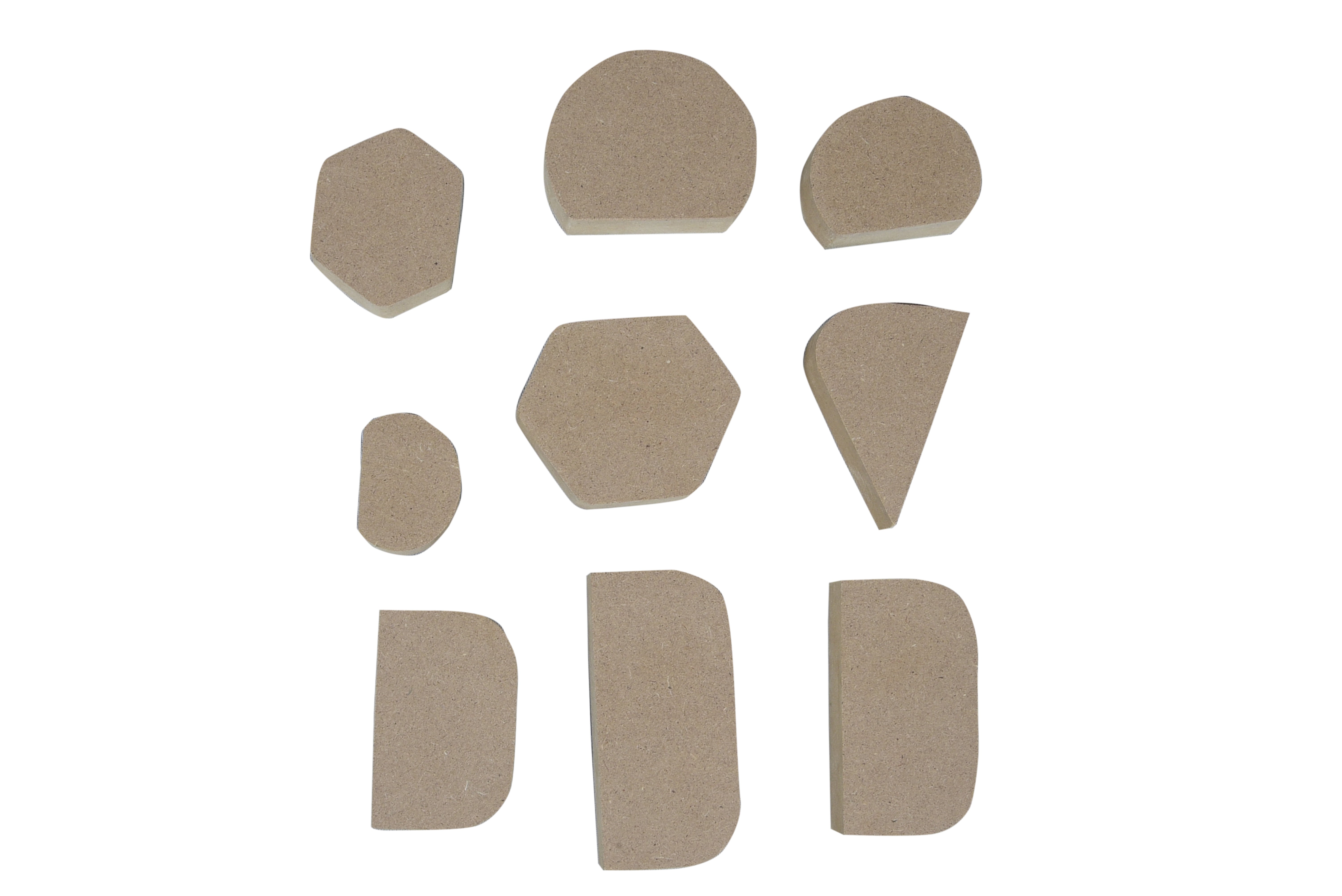 Pottery mug Handle molds 9psc set