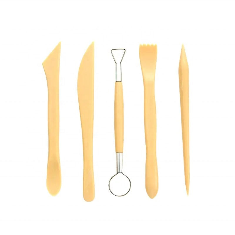 Wood Modeling Tools ( 5 pcs/set)  ( NT-WTS5 )