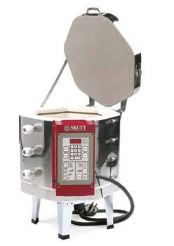 Perfect for home studios, this compact kiln fits in small spaces and has all the key features of large kilns. Its automatic controls make it versatile enough to fire just about any material.