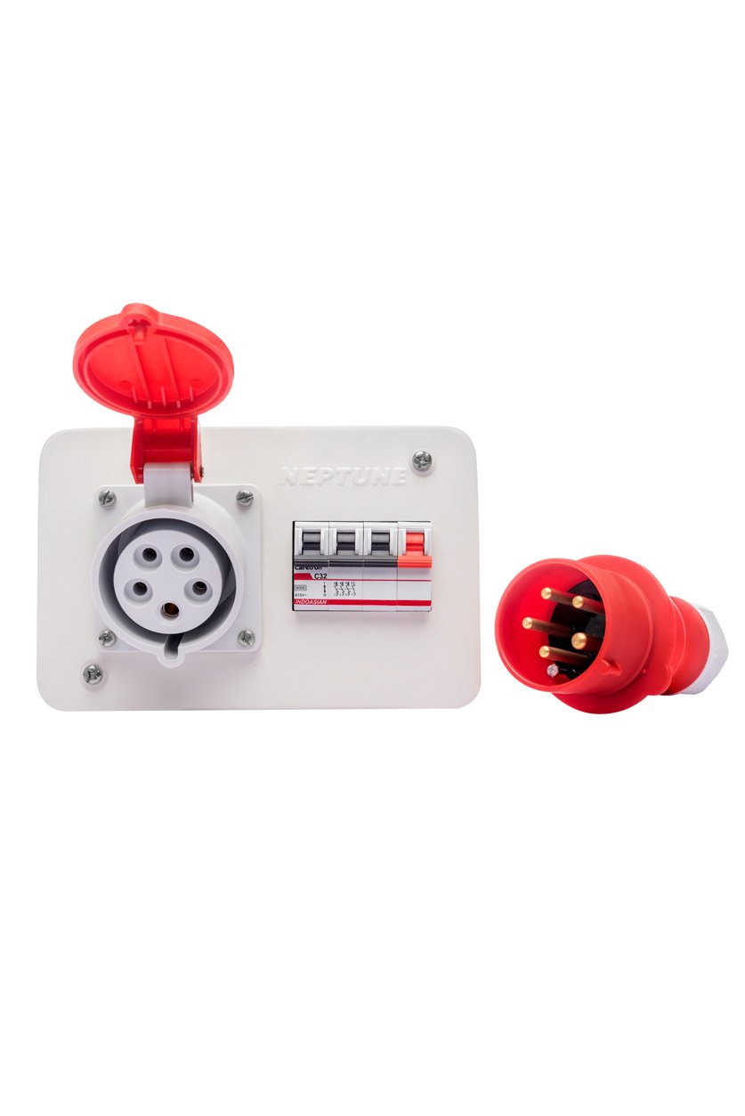 32A Industrial Area Socket and MCB for 3 phase Kiln