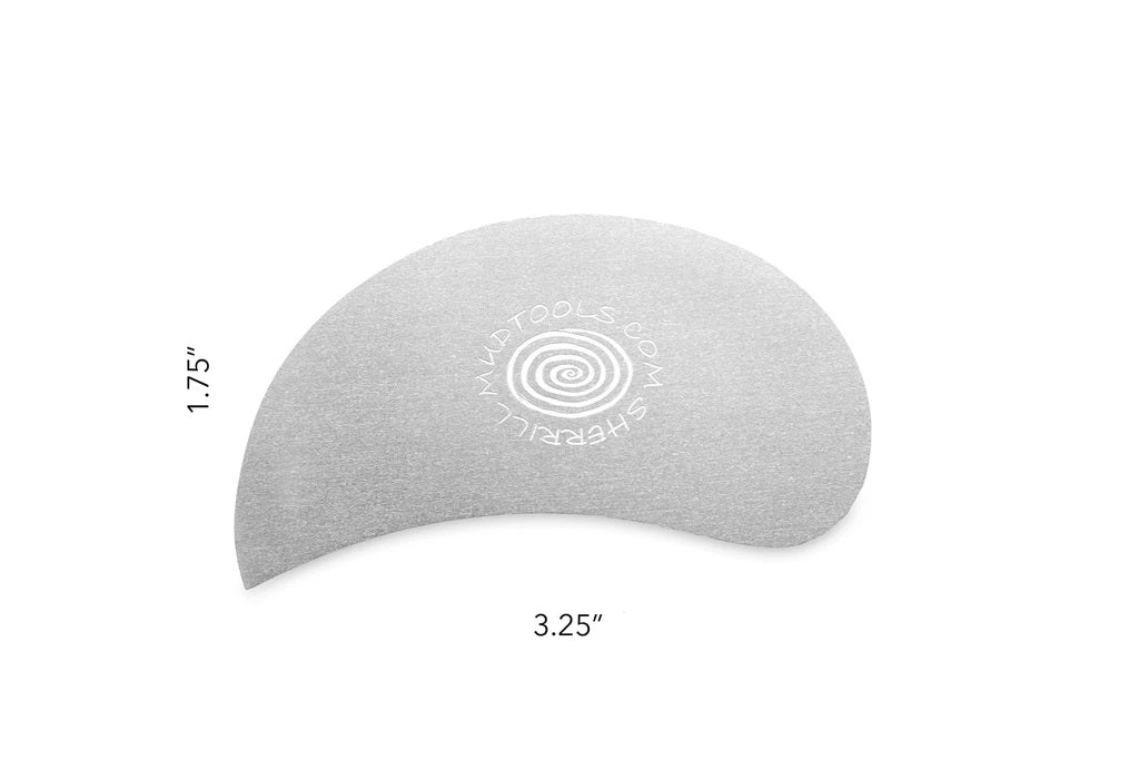 Stainless Paisley Scraper Smooth Edge