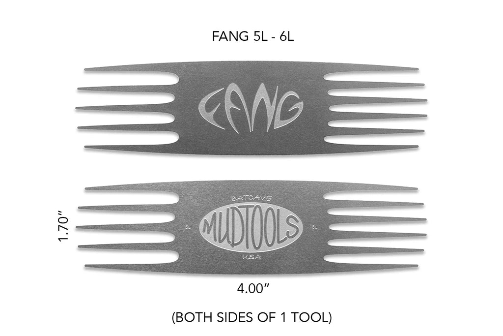 FANG Large Stainless Steel Scoring Tools ( Tine Number 5l-6l )