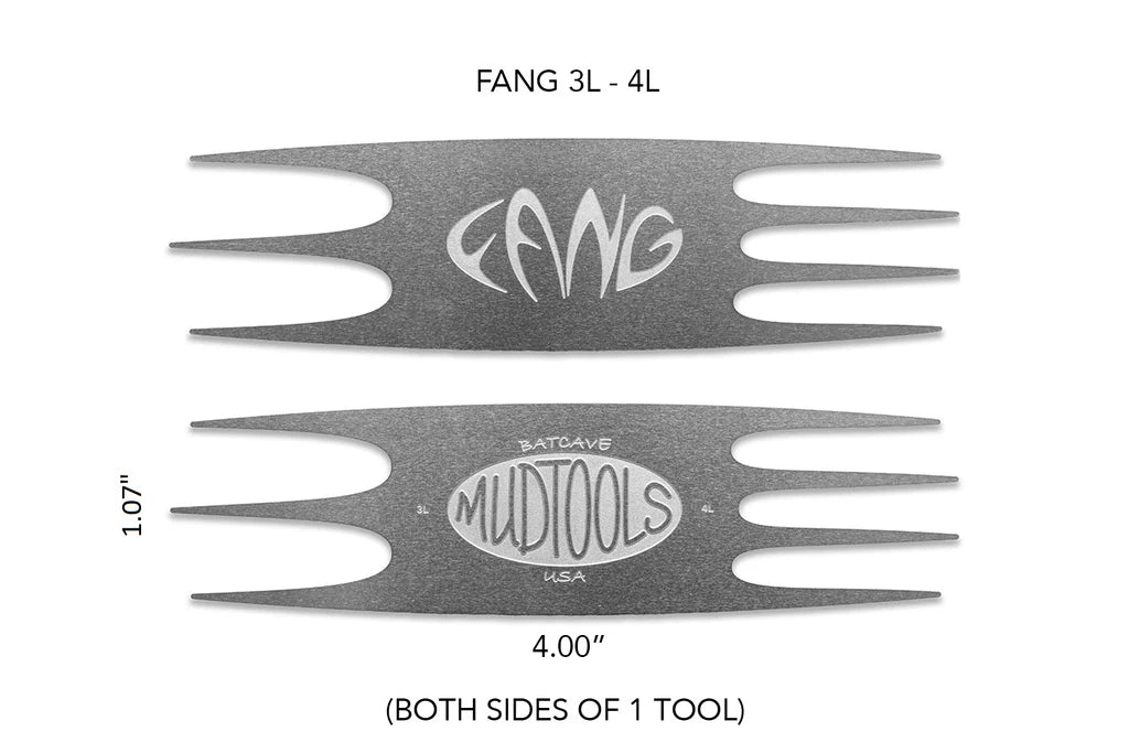 FANG Large Stainless Steel Scoring Tools ( Tine Number 3l-4l)