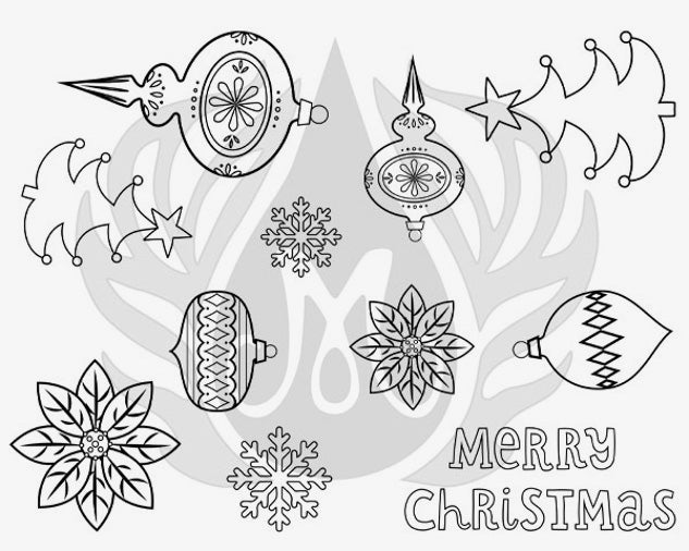 DSS0160- Designer Silk Screen Vintage Holiday