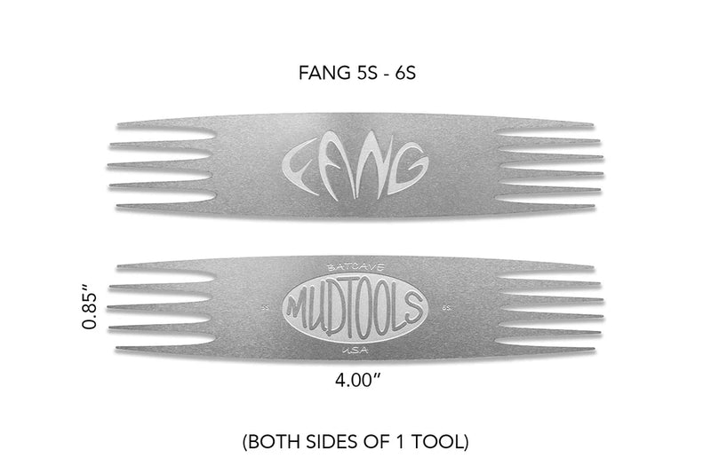 FANG Small Stainless Steel Scoring Tools ( Tine Number 5s-6s )