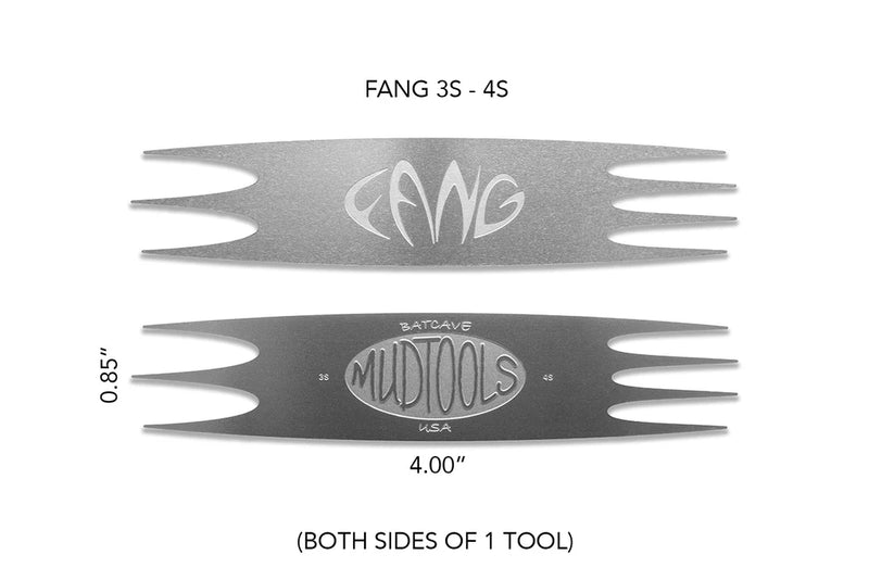 FANG Small Stainless Steel Scoring Tools ( Tine Number 3s-4s )