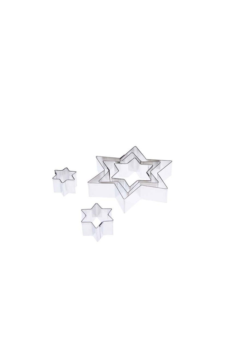 Tin plate pattern cutter- 5pcs (6 point star set)