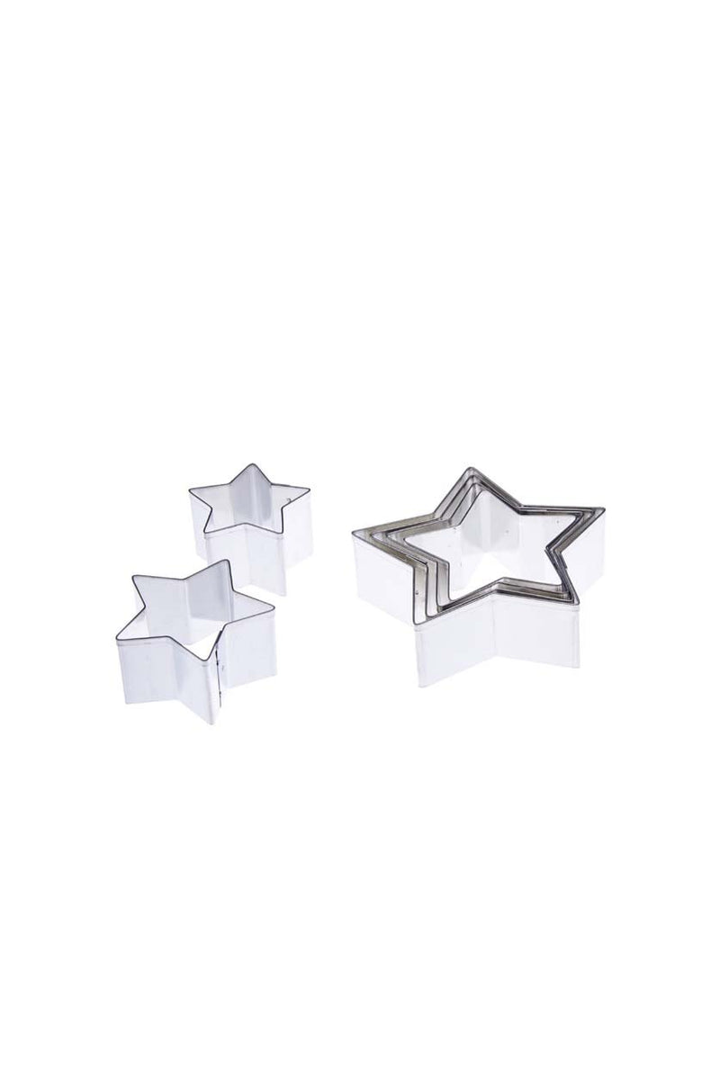 Tin plate pattern cutter- 6pcs (5 point star set)