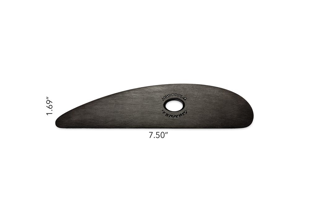 Small platter rib Black (xtra firm)